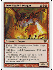 Magic: The Gathering Two-Headed Dragon (229) Heavily Played