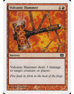 Magic: The Gathering Volcanic Hammer (231) Damaged