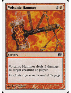 Magic: The Gathering Volcanic Hammer (231) Heavily Played