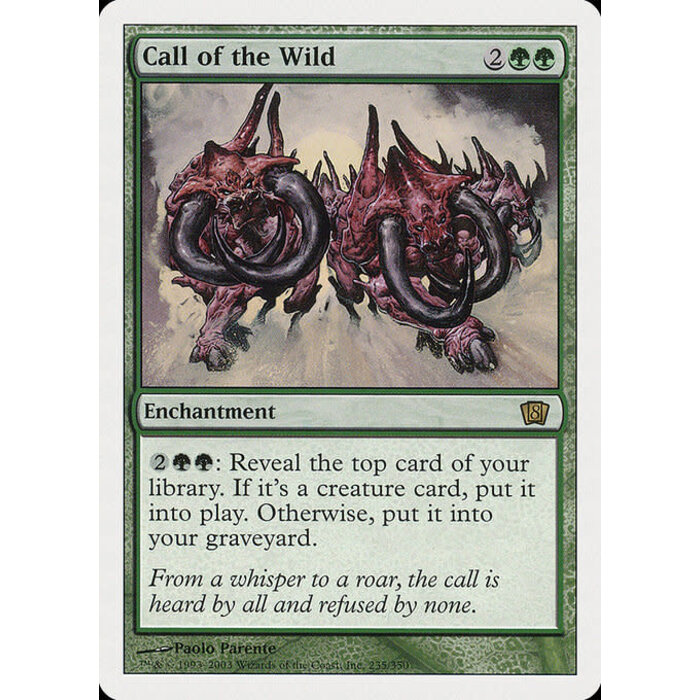 Magic: The Gathering Call of the Wild (235) Lightly Played