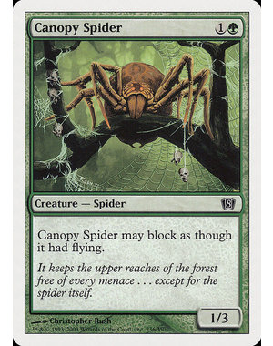 Magic: The Gathering Canopy Spider (236) Lightly Played