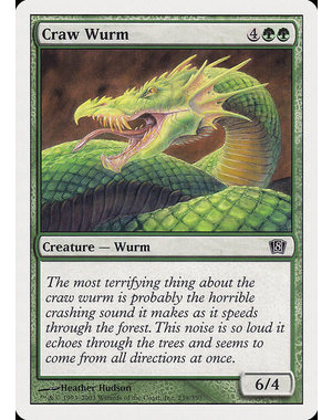 Magic: The Gathering Craw Wurm (239) Lightly Played