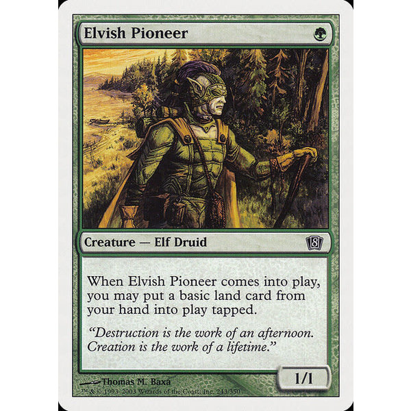 Magic: The Gathering Elvish Pioneer (243) Lightly Played