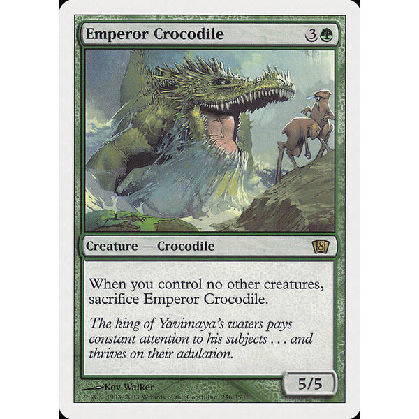 Magic: The Gathering Emperor Crocodile (246) Lightly Played