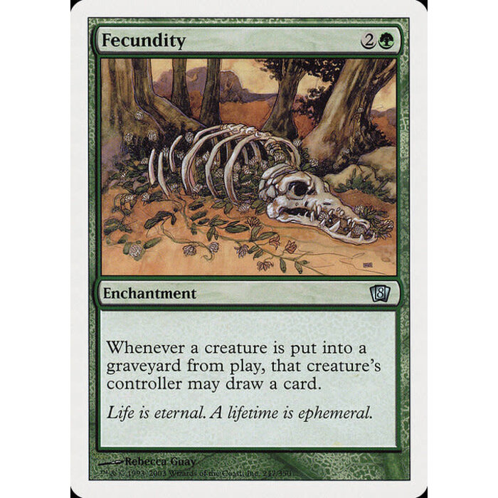Magic: The Gathering Fecundity (247) Lightly Played