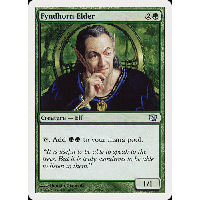Magic: The Gathering Fyndhorn Elder (251) Lightly Played