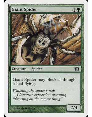 Magic: The Gathering Giant Spider (255) Lightly Played Foil