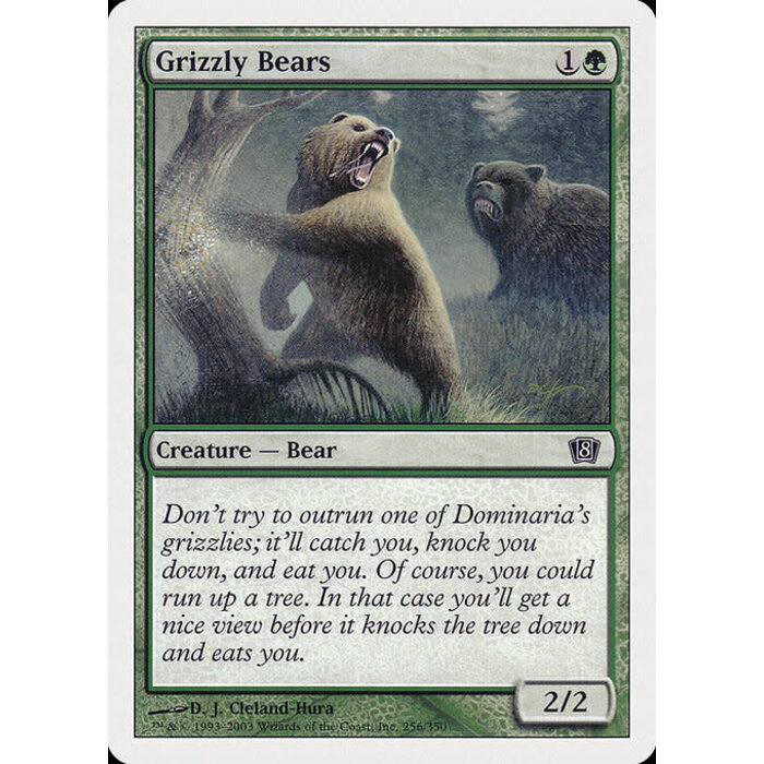 Magic: The Gathering Grizzly Bears (256) Lightly Played
