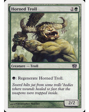 Magic: The Gathering Horned Troll (257) Lightly Played