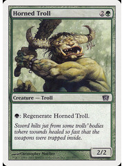 Magic: The Gathering Horned Troll (257) Lightly Played Foil