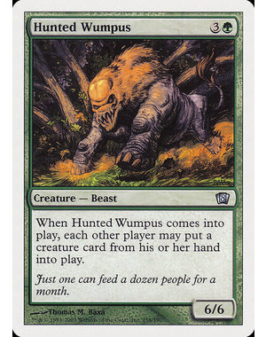 Magic: The Gathering Hunted Wumpus (258) Heavily Played