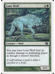 Magic: The Gathering Lone Wolf (262) Moderately Played