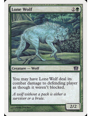 Magic: The Gathering Lone Wolf (262) Moderately Played