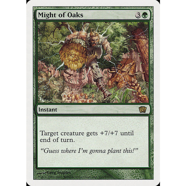 Magic: The Gathering Might of Oaks (265) Lightly Played