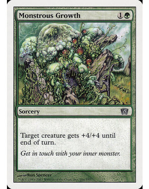 Magic: The Gathering Monstrous Growth (266) Lightly Played