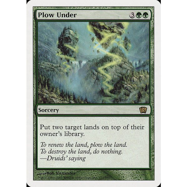 Magic: The Gathering Plow Under (272) Lightly Played