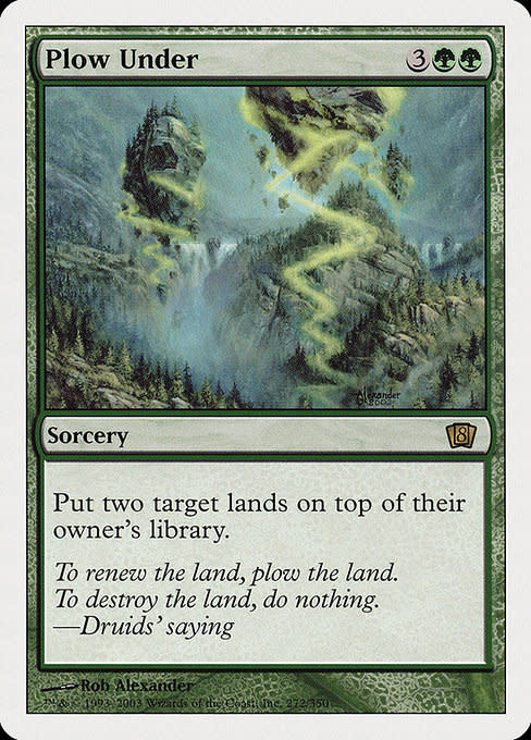 Magic: The Gathering Plow Under (272) Lightly Played - Kingslayer Games