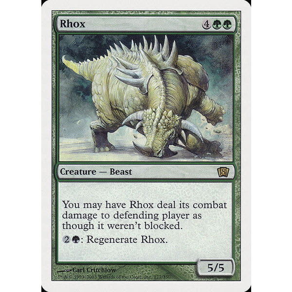 Magic: The Gathering Rhox (277) Damaged