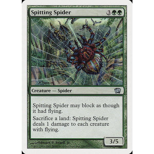 Magic: The Gathering Spitting Spider (280) Lightly Played