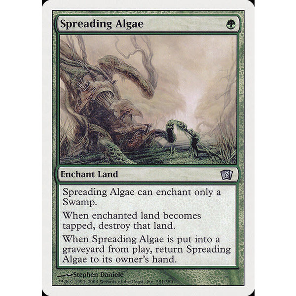 Magic: The Gathering Spreading Algae (281) Lightly Played