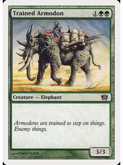 Magic: The Gathering Trained Armodon (284) Lightly Played