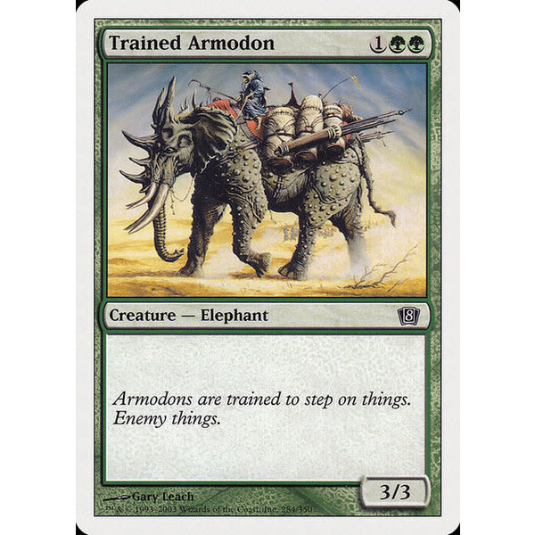 Magic: The Gathering Trained Armodon (284) Lightly Played