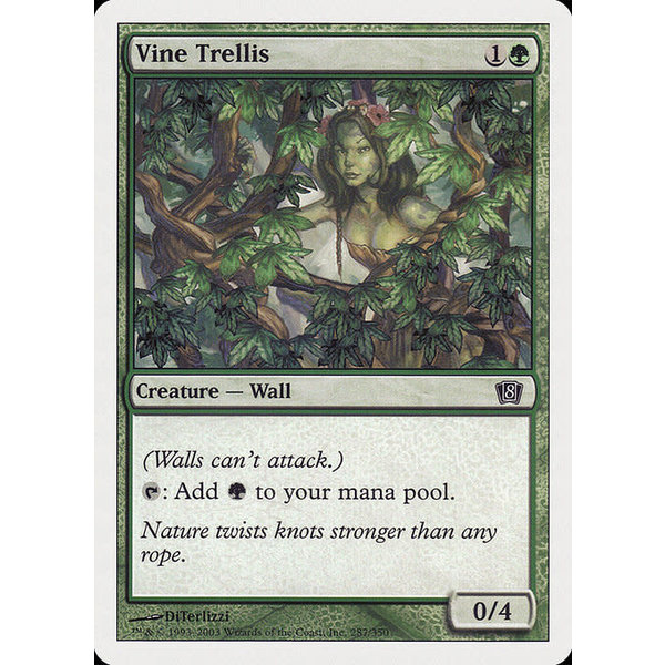 Magic: The Gathering Vine Trellis (287) Lightly Played