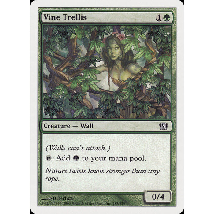 Magic: The Gathering Vine Trellis (287) Lightly Played