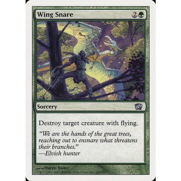 Magic: The Gathering Wing Snare (288) Lightly Played Foil