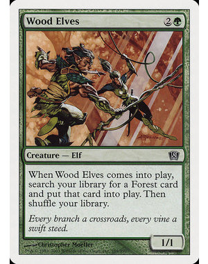 Magic: The Gathering Wood Elves (289) Lightly Played