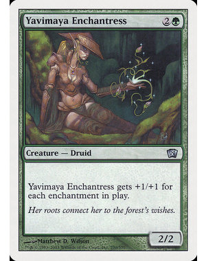 Magic: The Gathering Yavimaya Enchantress (290) Lightly Played