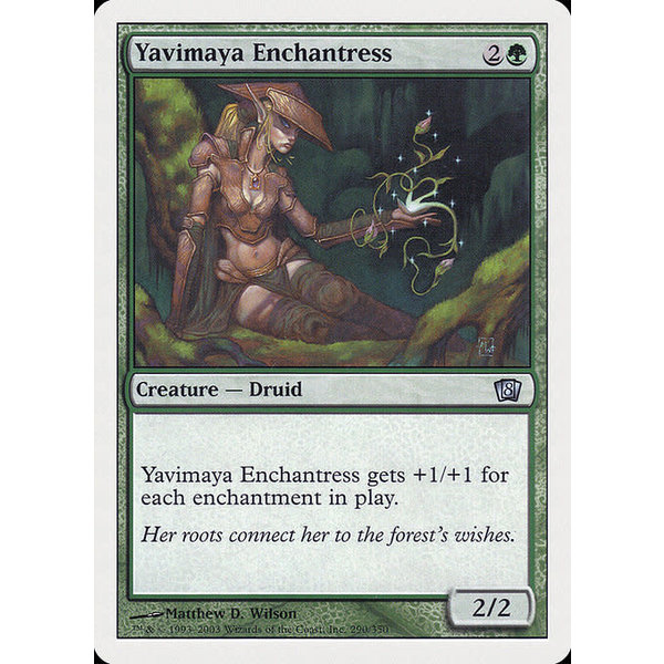 Magic: The Gathering Yavimaya Enchantress (290) Lightly Played