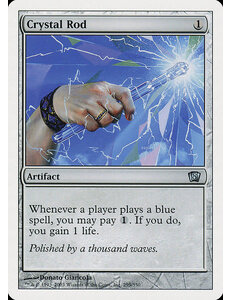 Magic: The Gathering Crystal Rod (295) Moderately Played