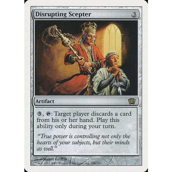 Magic: The Gathering Disrupting Scepter (298) Damaged