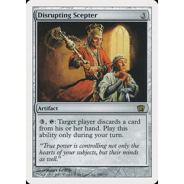 Magic: The Gathering Disrupting Scepter (298) Heavily Played