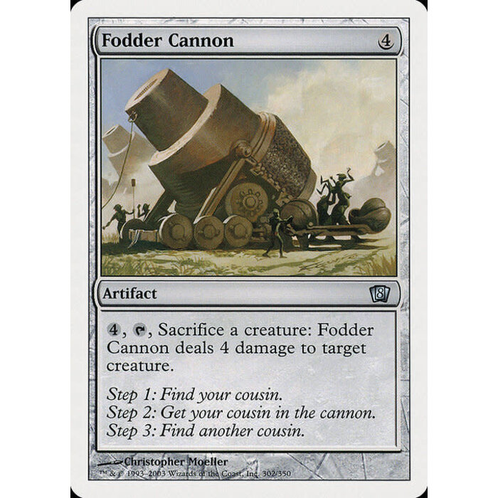 Magic: The Gathering Fodder Cannon (302) Lightly Played