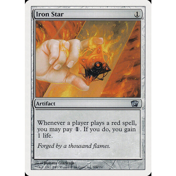 Magic: The Gathering Iron Star (304) Lightly Played