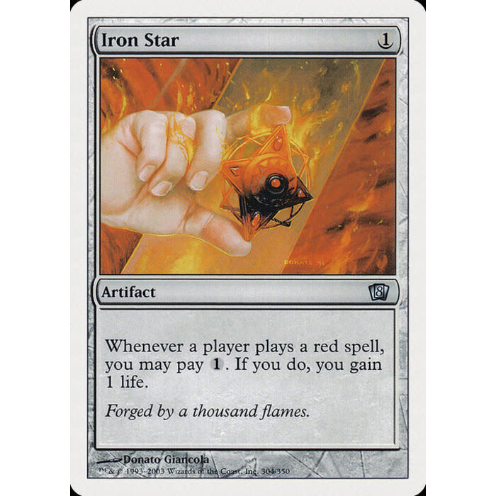 Magic: The Gathering Iron Star (304) Lightly Played