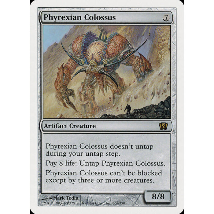 Magic: The Gathering Phyrexian Colossus (309) Moderately Played