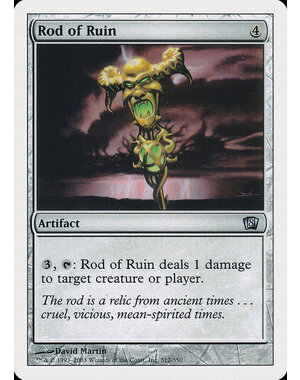 Magic: The Gathering Rod of Ruin (312) Lightly Played