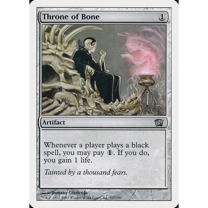 Magic: The Gathering Throne of Bone (317) Lightly Played
