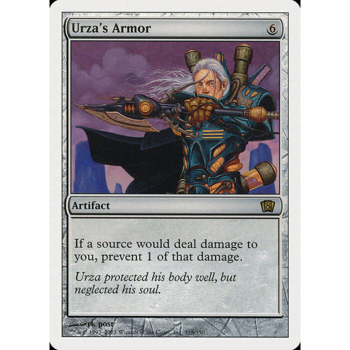 Magic: The Gathering Urza's Armor (318) Heavily Played