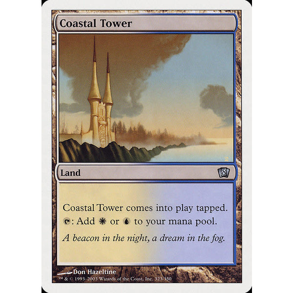 Magic: The Gathering Coastal Tower (323) Moderately Played