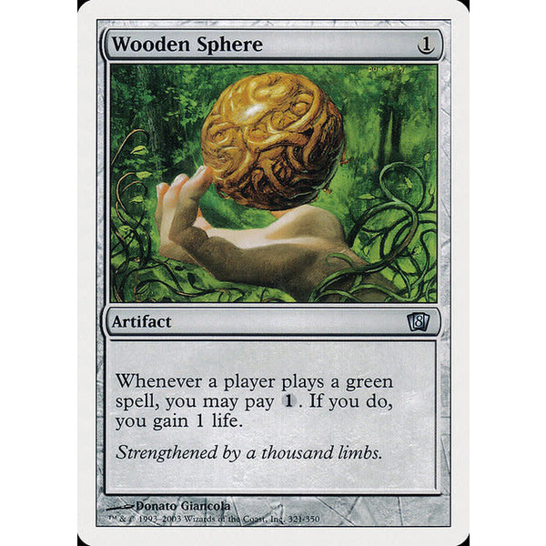 Magic: The Gathering Wooden Sphere (321) Lightly Played