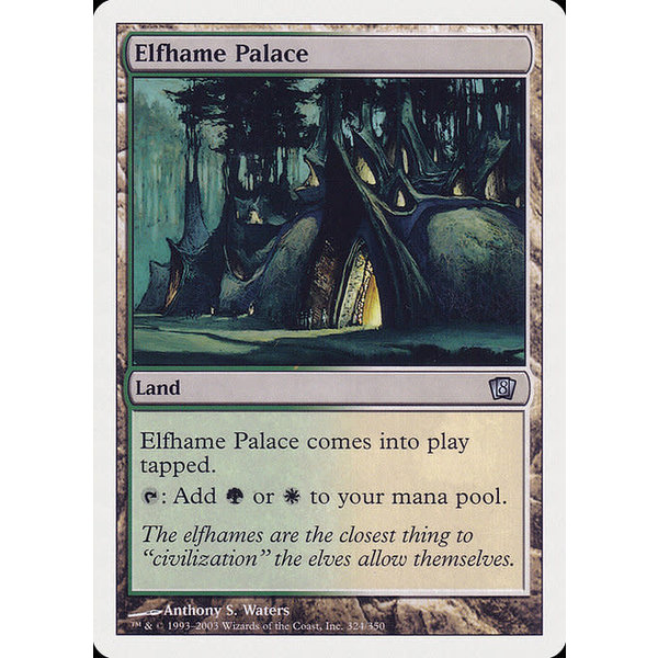 Magic: The Gathering Elfhame Palace (324) Lightly Played Foil