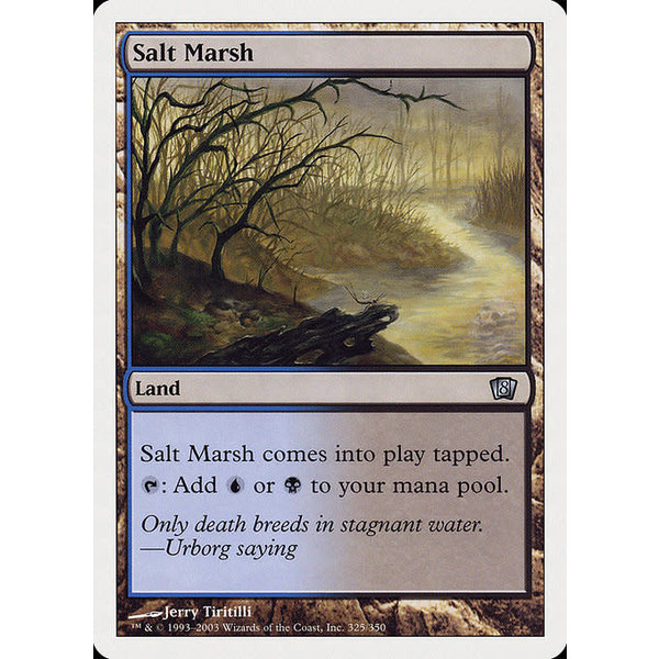 Magic: The Gathering Salt Marsh (325) Lightly Played