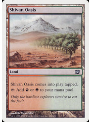Magic: The Gathering Shivan Oasis (326) Lightly Played