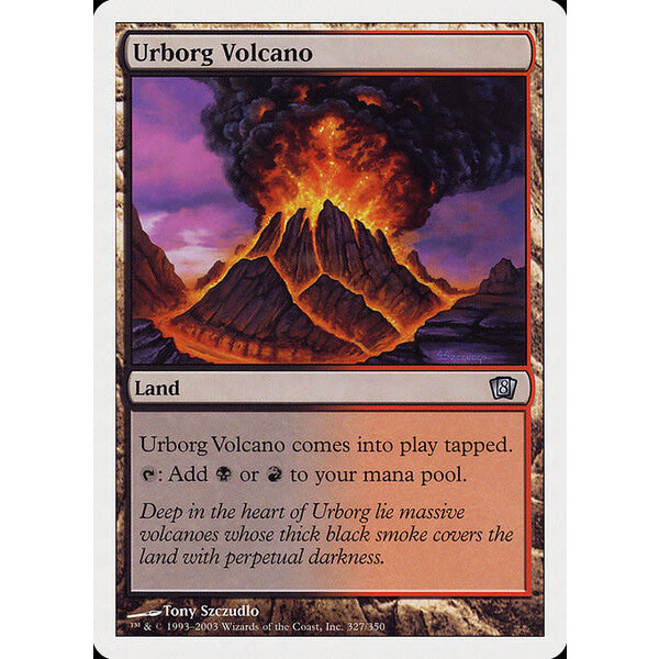 Magic: The Gathering Urborg Volcano (327) Moderately Played