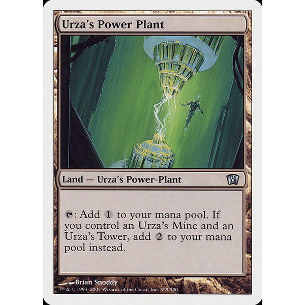 Magic: The Gathering Urza's Power Plant (329) Heavily Played