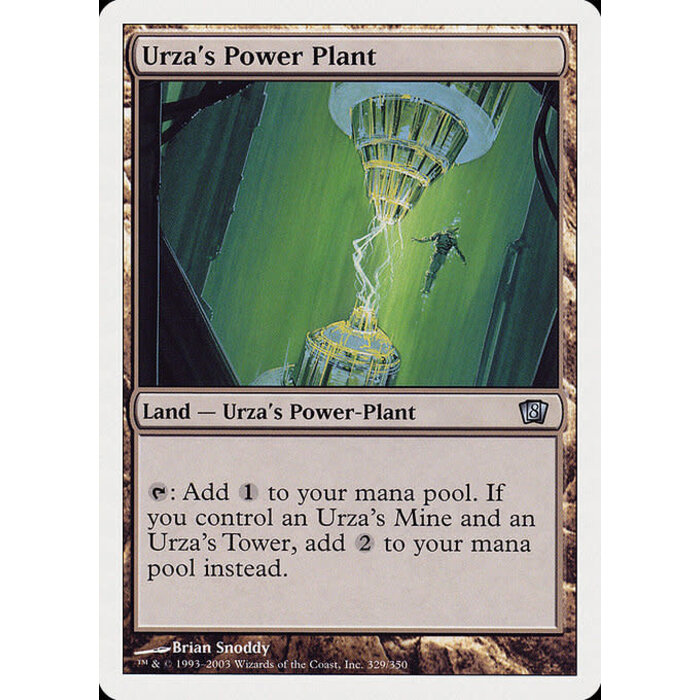 Magic: The Gathering Urza's Power Plant (329) Heavily Played